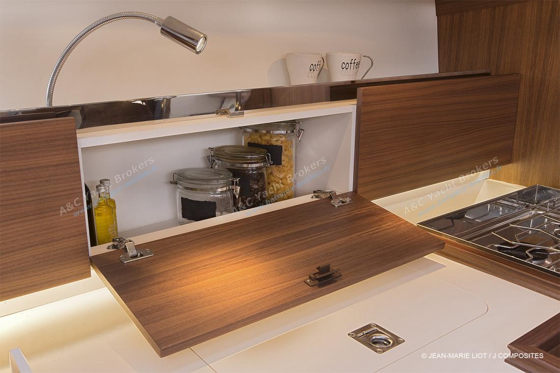 J-Boats - J-Composites J 122 E: storage in the galley
